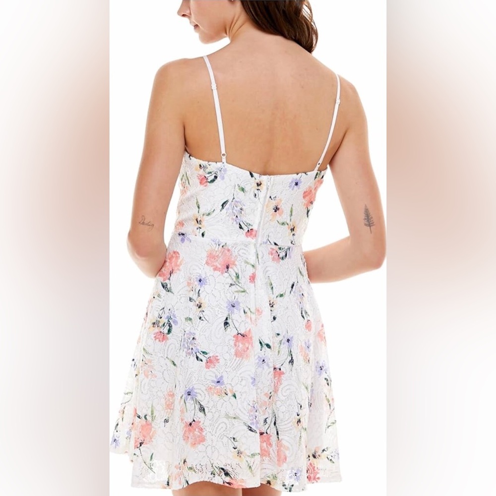 NWT Francesca’s Trixxi Lace Overlay Party Dress - Picture 3 of 16